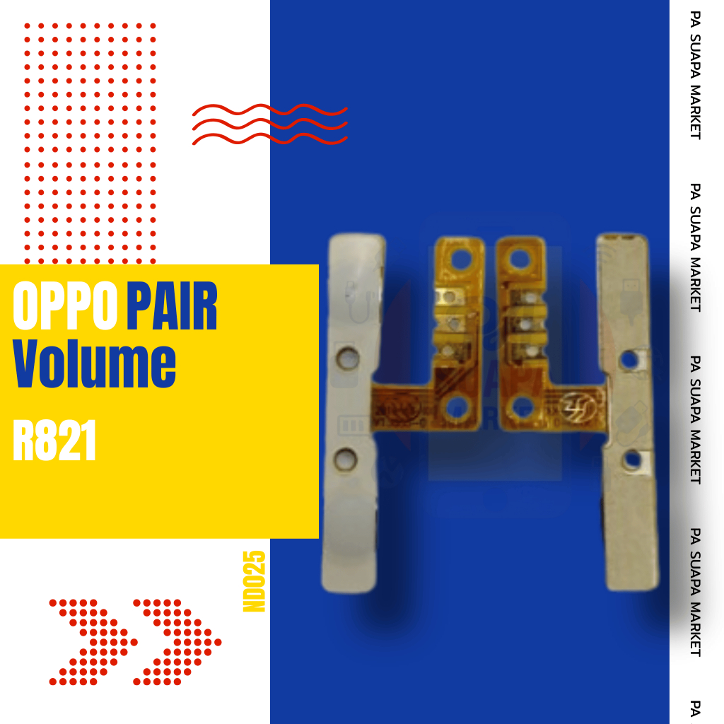 Piar เพิ่ม ลดเสียงVolume OPPO R821