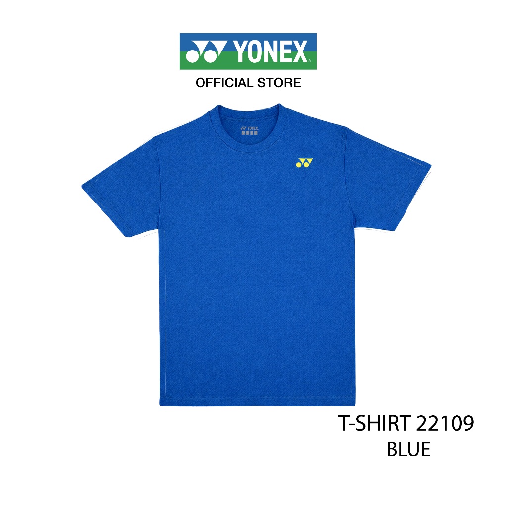 YONEX MEN'S T-SHIRT 22109 (V.2)เสื้อคอกลม ผ้าโพลีเอสเตอร์ เนื้อสัมผัสนุ่มสบาย สำหรับทั้งใส่ออกกำลังกายหรือเป็นชุดลำลอง