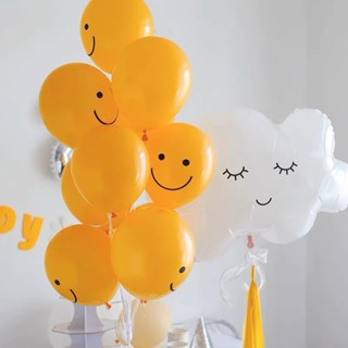 ลูกโป่งยิ้ม ลูกโป่งยางหน้ายิ้ม  สุขสันต์วันเกิด ปาร์ตี้ งานแ…