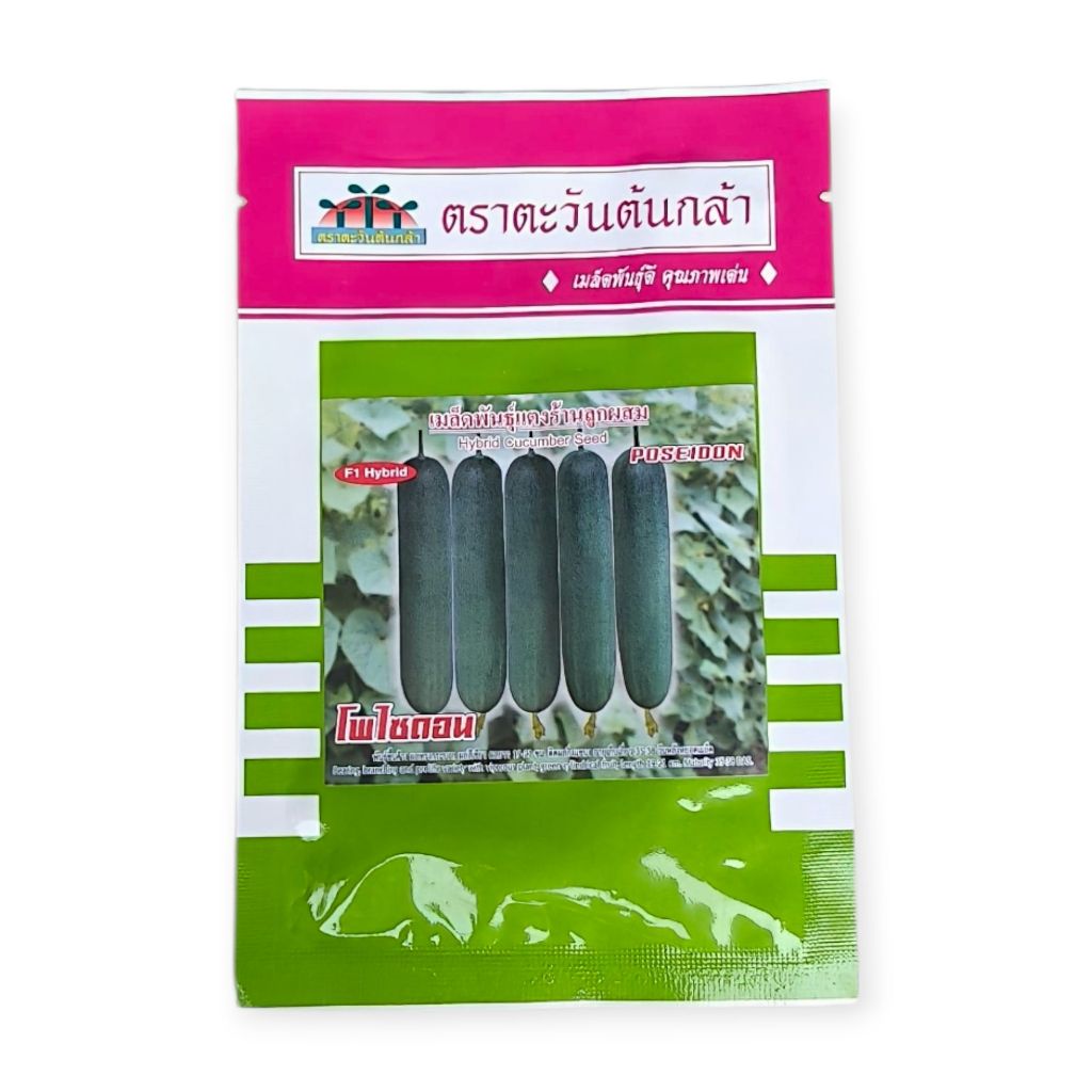 เมล็ดแตงร้าน โพไซดอน ตราตะวันต้นกล้า F1 ขาด10กรัม เมล็ดพันธุ์แตงร้าน เมล็ดพันธุ์ผัก แตงร้านโพไซดอน