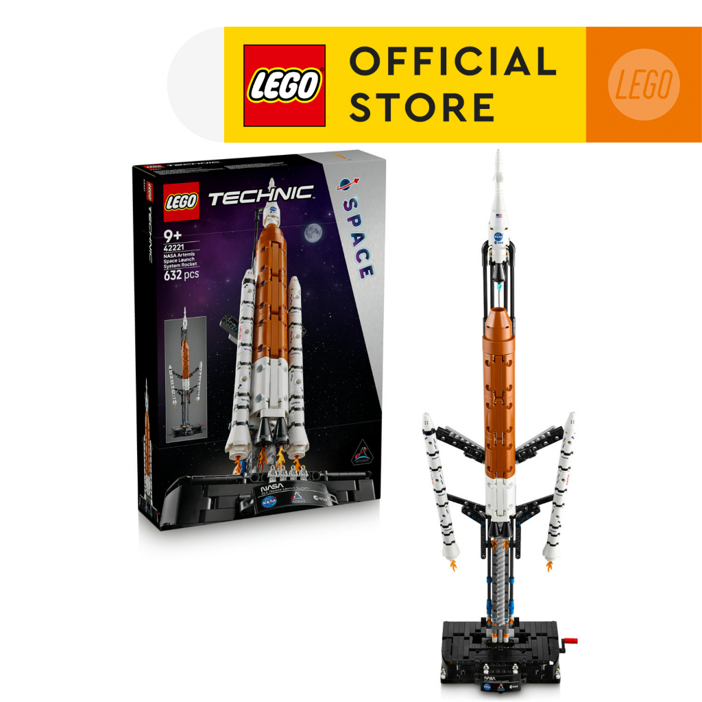 LEGO Technic 42221 NASA Artemis Space Launch System Rocket (632pcs.), Building Blocks, Kids Toy
