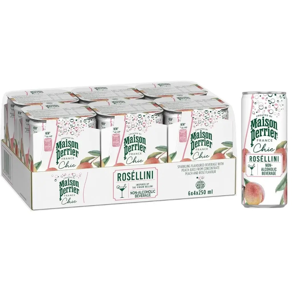 Maison Perrier Chic Rosellini Can 250 ml. 24 can น้ำผลไม้ Chic Rosellini 250 มล. 24 กระป๋อง