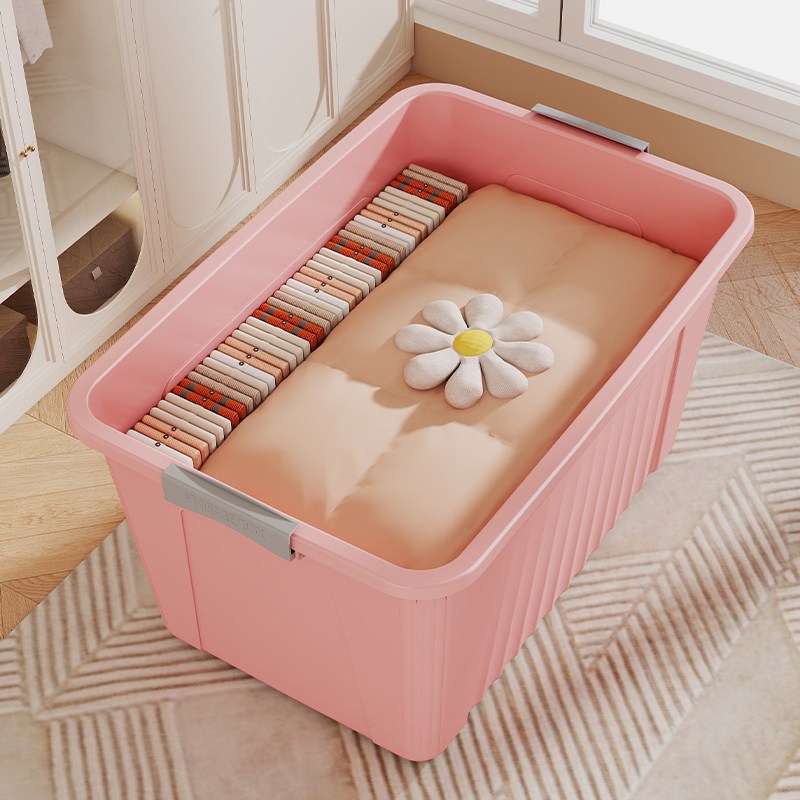 【ฮิตสุด👍】 กล่องพลาสติก 30/160/230/310/410 กล่องเก็บของ  กล่องใส่ของ ความจุสูง กล่องพลาสติก ได้เก็บของเล่นกับเสื้อผ้า - รูปที่ 2