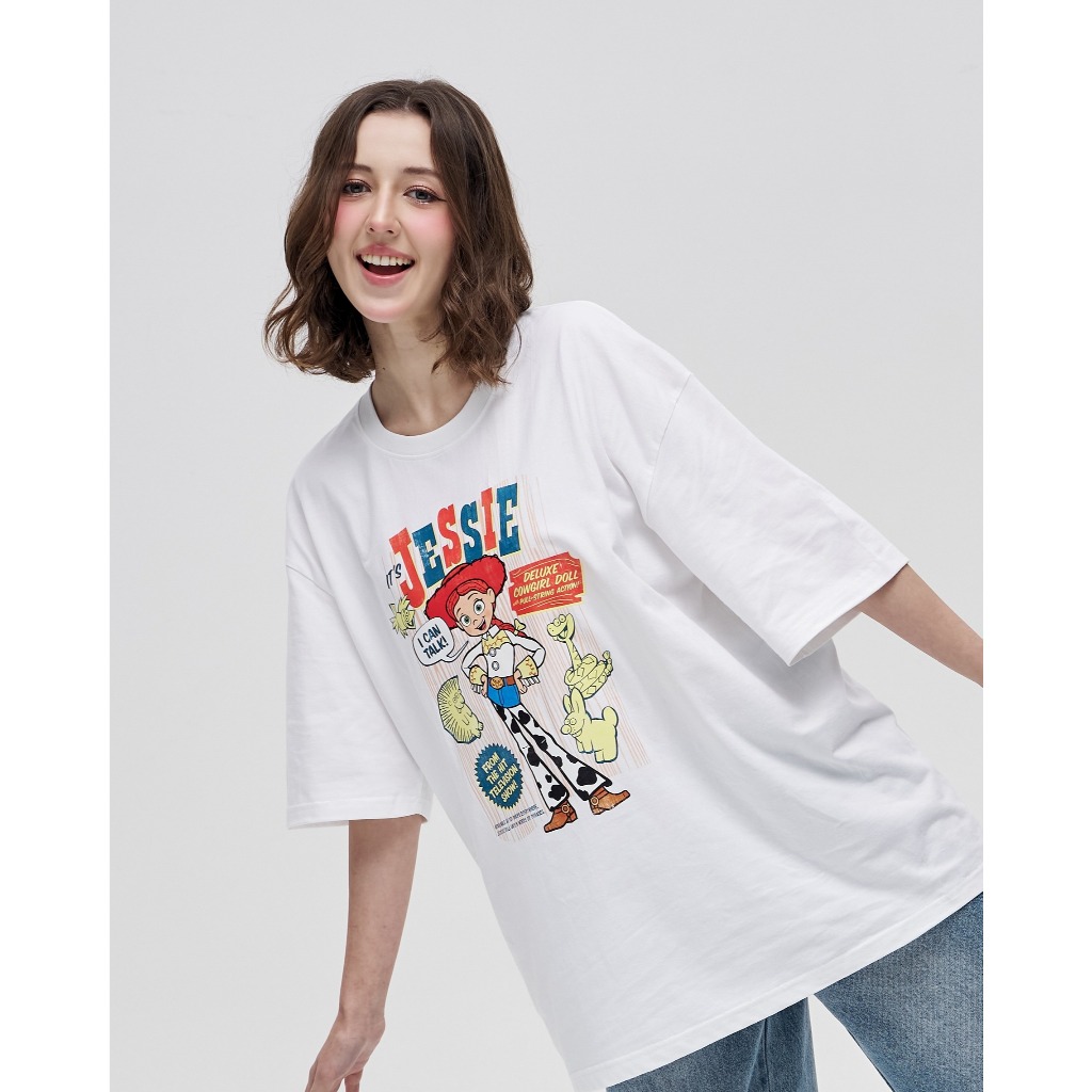 Niyom Jeans collection Toy Story : เสื้อยืด Oversize รุ่น TSO-D112 สกรีนลาย ผ้าCotton ผ้ายืด