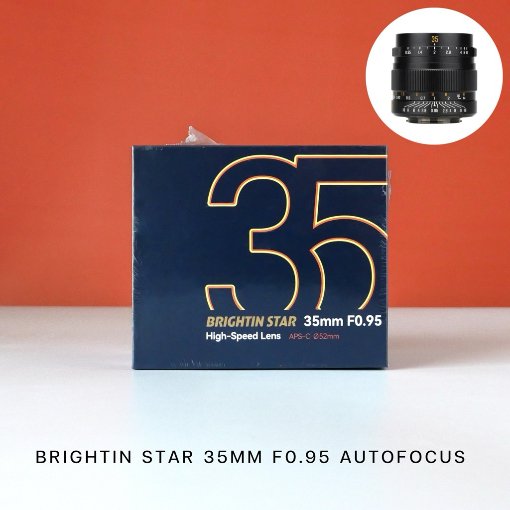 ‼️พร้อมส่ง‼️ Brightin Star 35mm F0.95 For APS-C Sony ( FE-Mount )/Canon ( RF-Mount )/Fuji ( X-Mount )/Nikon ( Z-Mount )