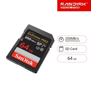 SANDISK EXTREME PRO SDXC UHS-I CARD 64GB (SDSDXXU-064G-GN4IN) ความเร็ว อ่าน 200MB/s เขียน 90MB/s