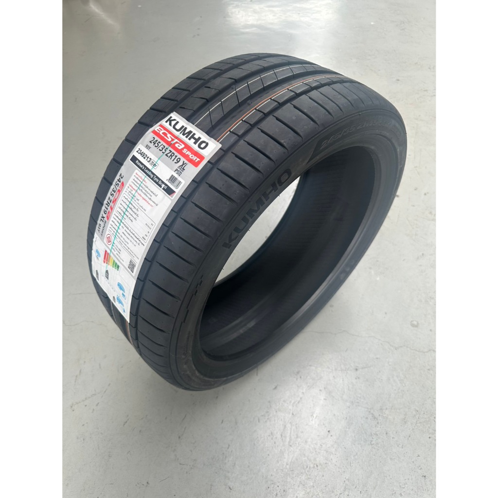 Kumho 245/35R19 PS72 Sport EV ปี 25 ยางรถยนต์ 1 เส้น