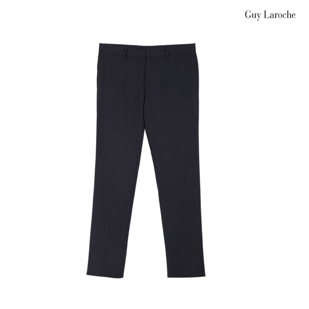 Guy Laroche กางเกงสแล็ค ขายาว ทรงสวย ไม่ยับง่าย ใส่สบาย สีดำ รุ่น BSB6274R5BL