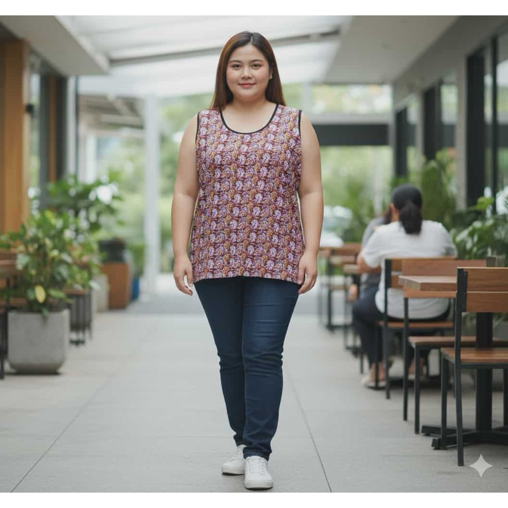 เสื้อคอกระเช้า กระเช้าคนแก่ ขนาดใหญ่ไซส์จัมโบ้ อก 58-60 นิ้ว เนื้อผ้าแมมเบิต กระเป๋ามีซิบ - รูปที่ 6