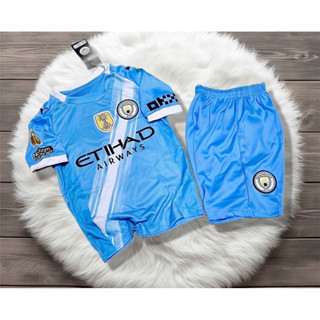 ชุดฟุตบอล ซิตี้ อาเจนน่า ผ้าดี เด็เด็กใส่สบาย ใส่เล่นบอลระบา…