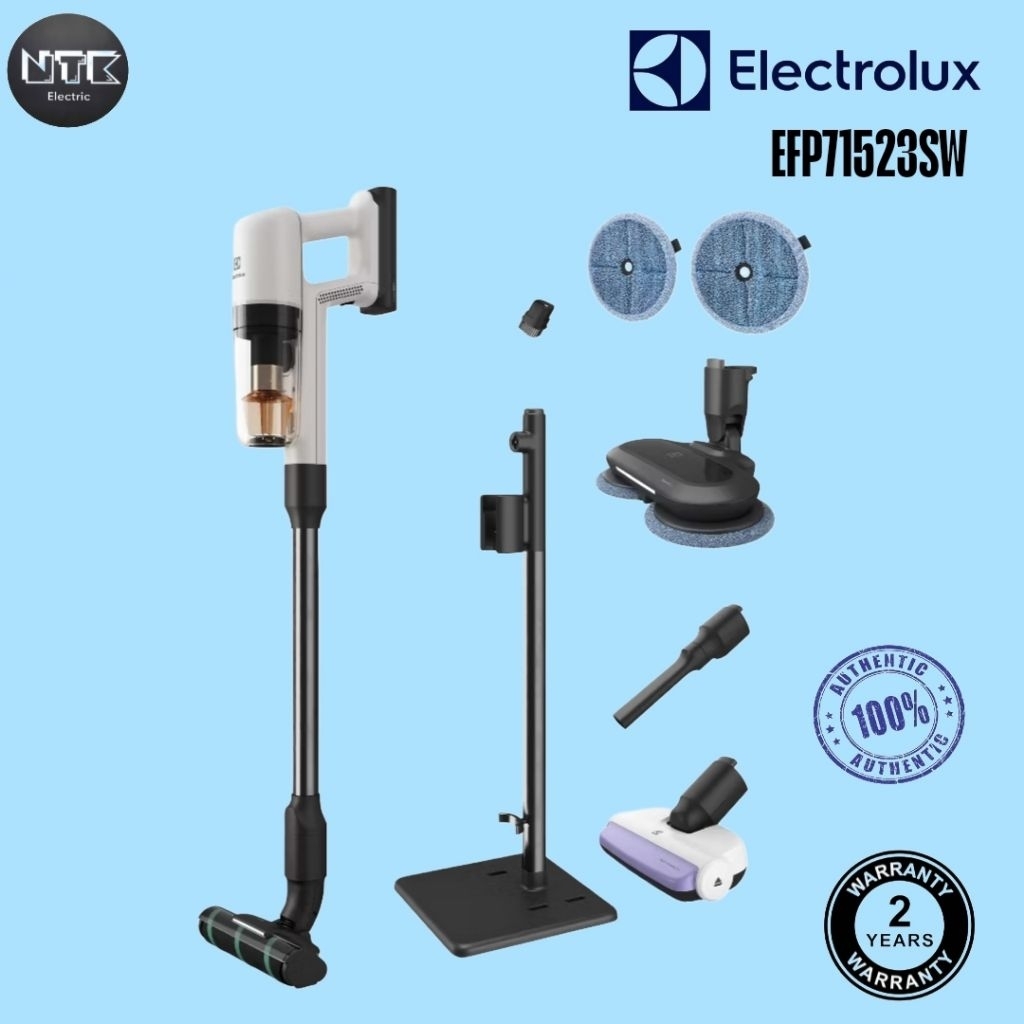 Electrolux EFP71523WH เครื่องดดฝ่นชนิด ด้ามจับชนิดนําหนักเบา UltimateHome 700