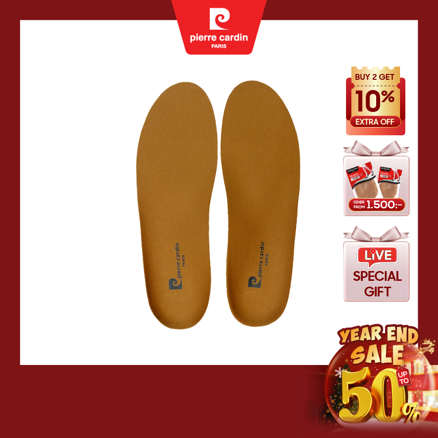 แผ่นรองสุขภาพ Pierre Cardin จากฝรั่งเศส สำหรับเท้าเอียง ใช้ได้กับรองเท้าหนังสุภาพบุรุษ รุ่น 004 - สินค้าของแท้