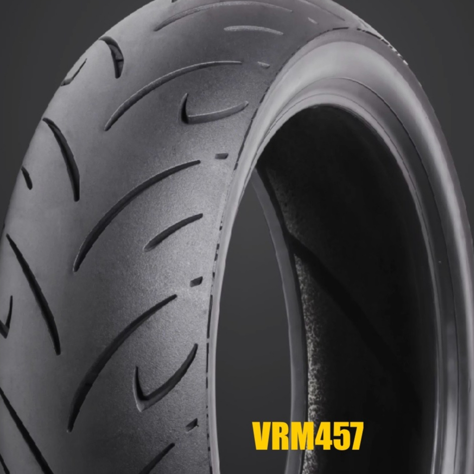 ยางนอกใหม่มือ1 ทางเรียบ 90/80-17 80/80-17 เรเดียล ไม่ใช้ยางใน DA by veerubber