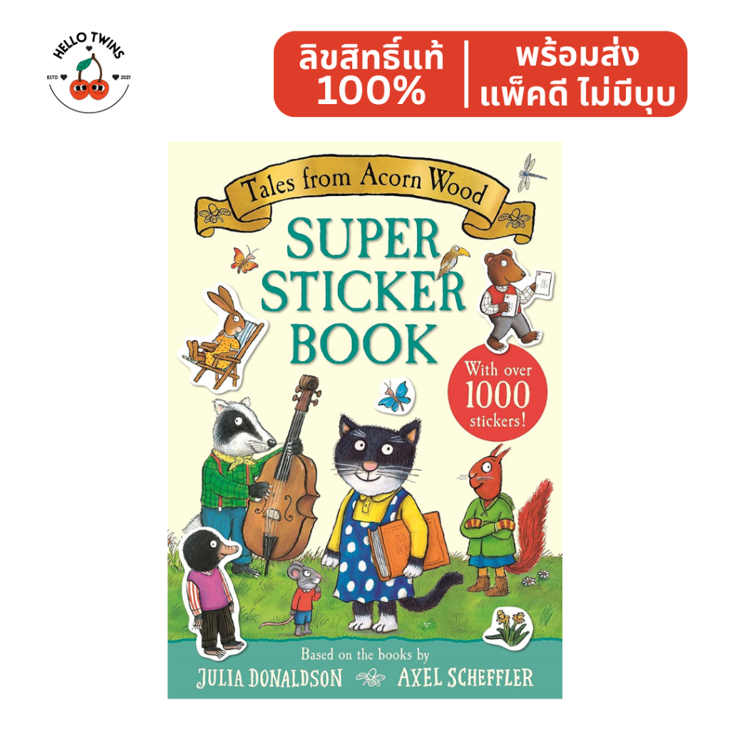 พร้อมส่ง ✅ Tales from Acorn Wood: Super Sticker Book (Ages 3–6) – หนังสือเด็กภาษาอังกฤษ