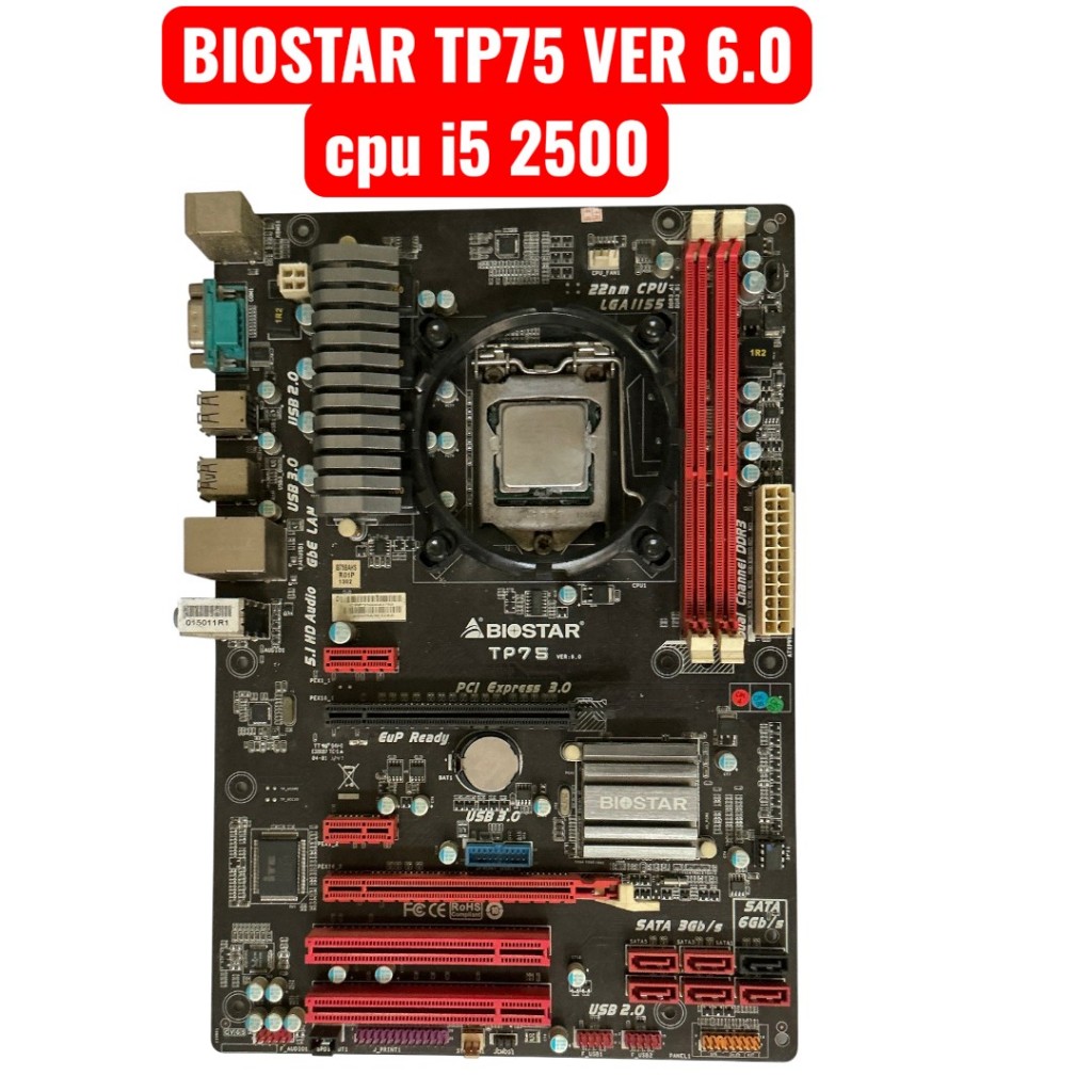 CPU+MB 1155 เจน2,3 Intel I3,I5,i3-3210/I3-2100//I3-3220/I5 2500/I5-2320 MB DELL HP Intel คอมแบร์นไม่มีเพจ IO ประกัน14วัน