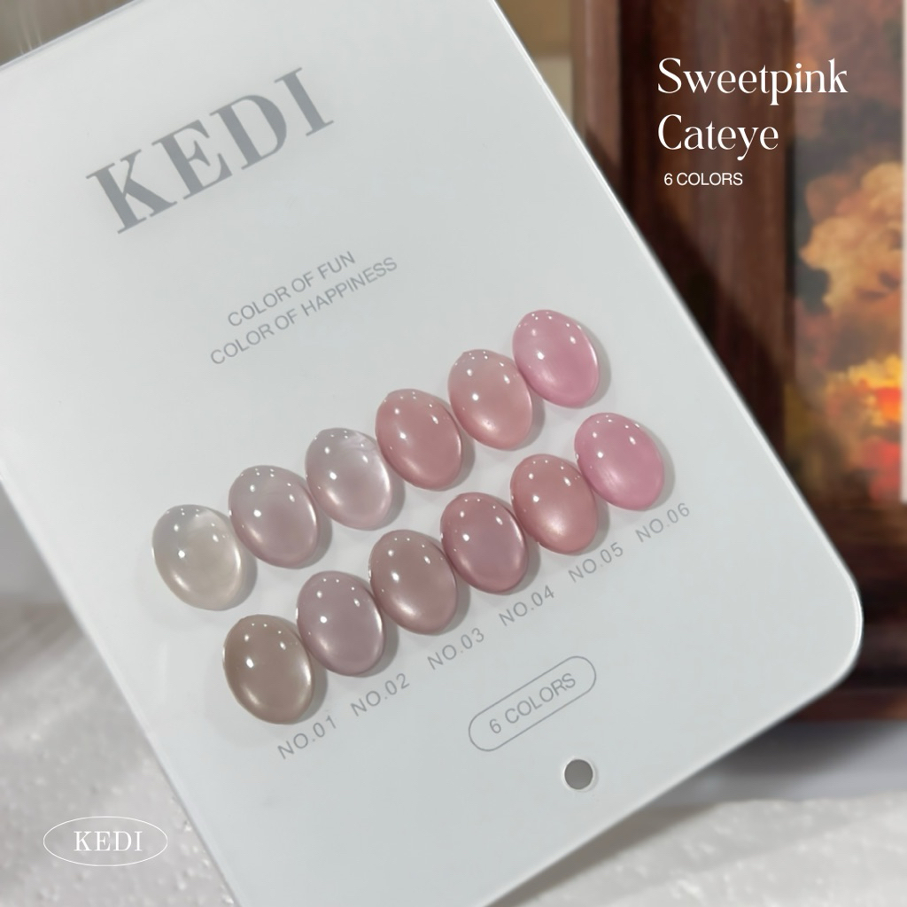 KEDI Sweet Cat Eye 15ml สีเจลแคทอาย สีแคทอายสุขภาพดี หวานละมุน
