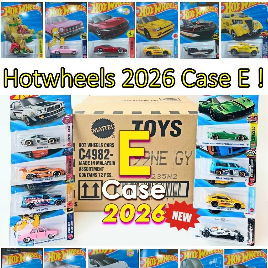 (พร้อมส่ง) เปิดลัง Hot wheels รหัส E 2026 มีแบบให้เลือกมากกว่า 40-50แบบ ลิขสิทธิ์แท้100% - อัปเดตสินค้าใหม่ทุกเดือน