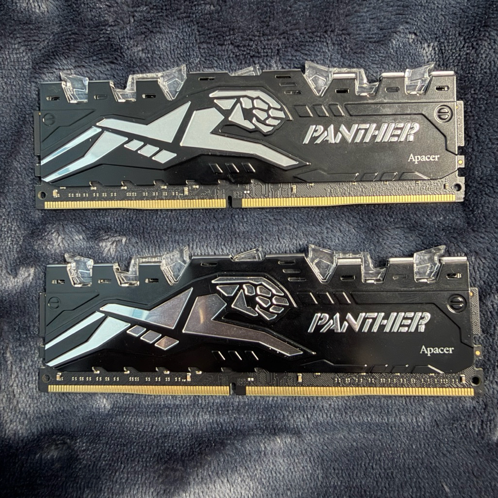 APACER PANTHER RAGE RGB 32GB (16GBx2) DDR4/2666 (SILVER) Memory RAM (หน่วยความจำ) แรม มือสอง