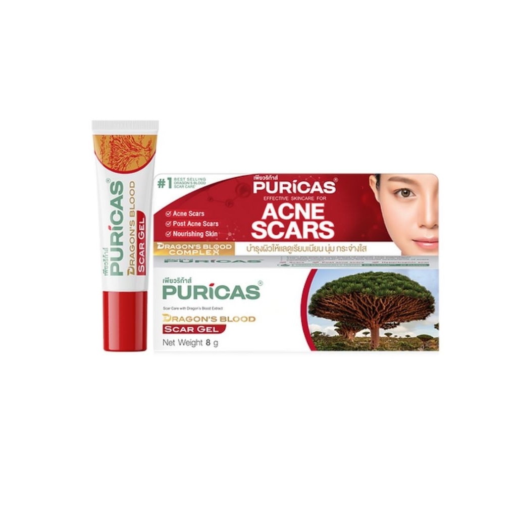 PURICAS DRAGON’S BLOOD SCAR GEL 8g