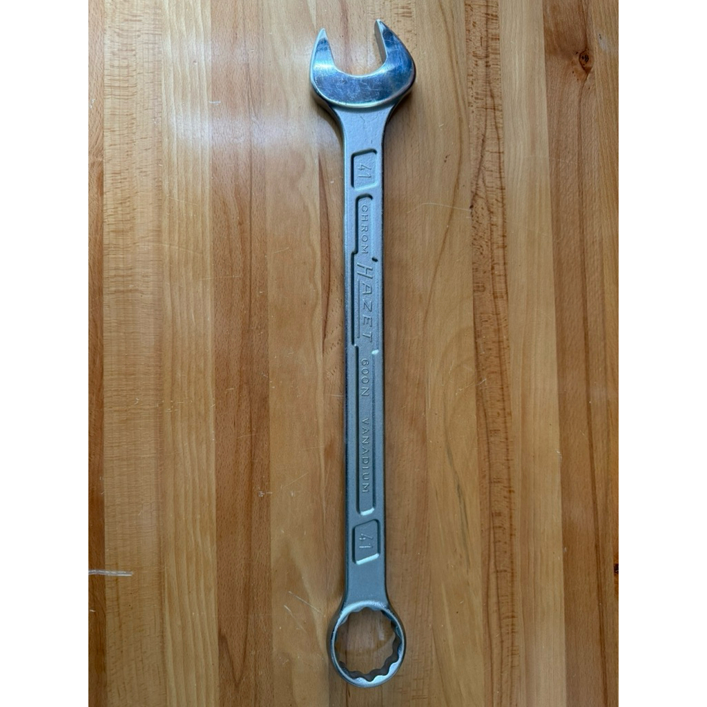 Hazet 600N Germany No.41 ประแจแหวนข้างปากตายเบอร์41