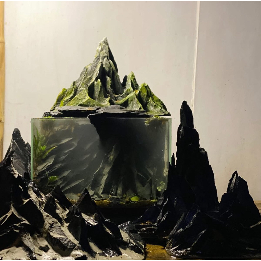 นำเข้า 🪨 เลย์เอาต์ชุดกำแพงหิน มนต์เสน่ห์แห่งเงาและแสง (Stone Wall Layout Model) 🪨  Premium Layout fo