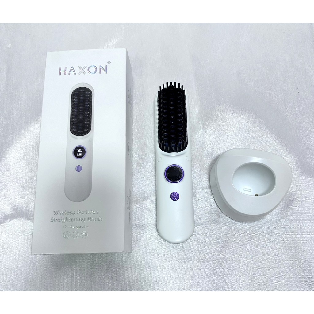 (มือสอง ใช้ไม่กี่ครั้ง) Haxon Wireless Portable Brush SS01 หวีไฟฟ้าไร้สาย