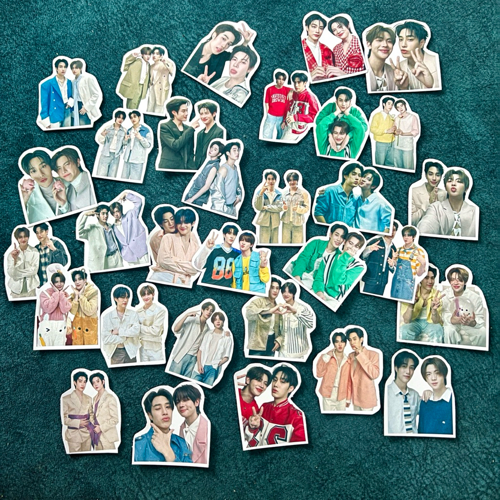 สติ้กเกอร์ไดคัทเติ้ลเฟิร์สวันV.3สีสดใสกันน้ำ1เซตมี31ชิ้นไม่ซ้ำแบบ