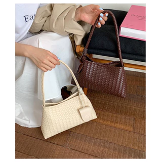 (พร้อมส่ง 🛻) กระเป๋าลายสาน 🍈 ✿ 👜✨กระเป๋าสะพายข้าง มีกระเป๋าแถมข้างใน เก๋มาก