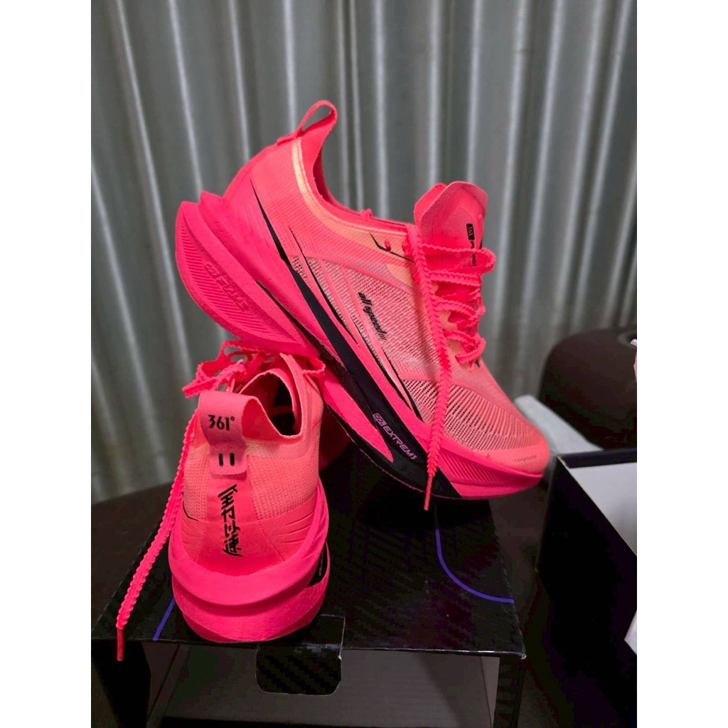 🔥แท้จากร้าน Mall🔥ส่งต่อ 361 Degrees Furious 2.0 รองเท้าวิ่งชาย พื้นหนา น้ำหนักเบา