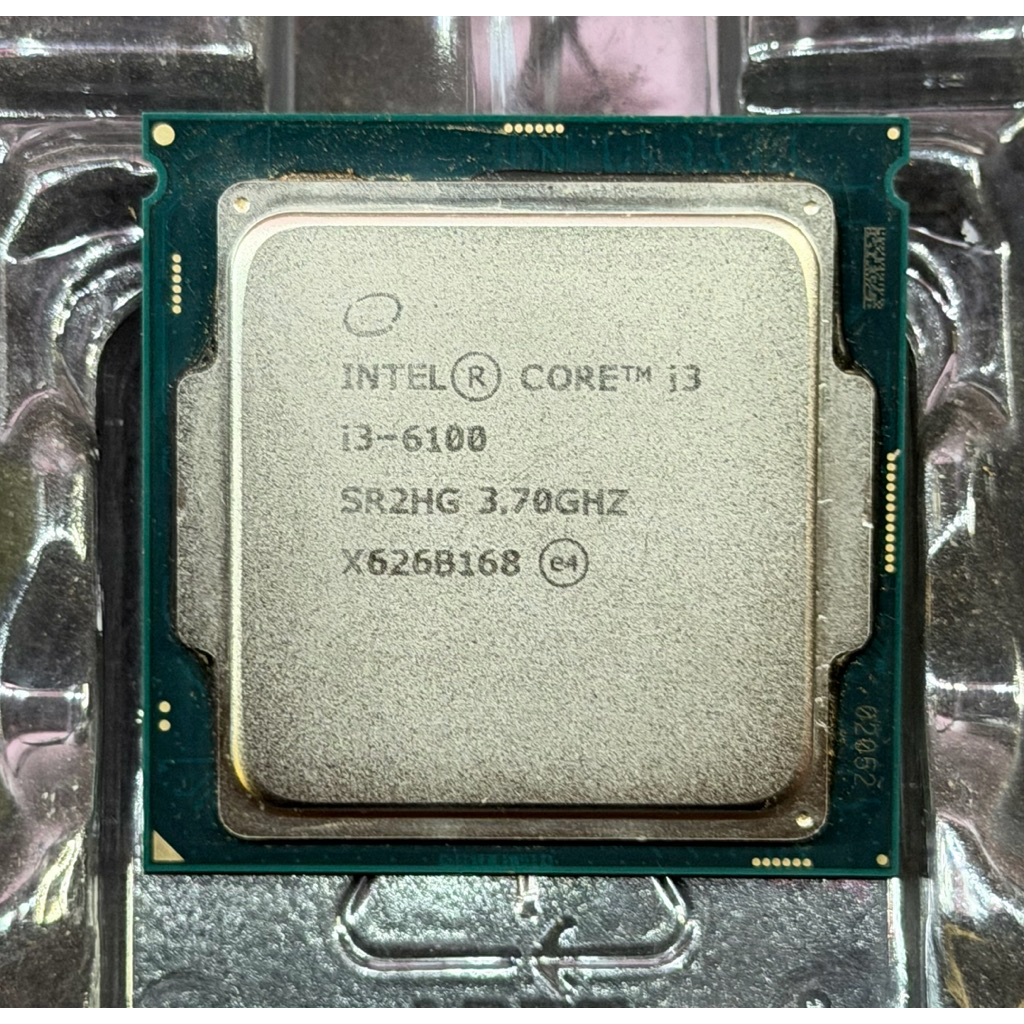 ✅CPU i3-6100✅ มือสองถอดจากเครื่องแบรนด์ (มีแต่ตัว CPU)