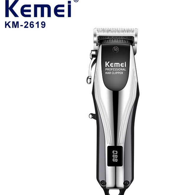 KEMEI KM-2619แบตเตอเลี่ยนตัดผมไร้สาย แบตตาเลี่ยนแกะลาย แบตเตอร์เลี่ยนไฟฟ้า อุปกรณ์ตัดผม