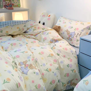 sweet dream shopชุดเครื่องนอนโทนดอกไม้🪴ครบเซ็ต6ชิ้นรวมผ้านวมมีผ้าปูที่นอนทุกขนาด3.5ฟุต5ฟุต6ฟุต
