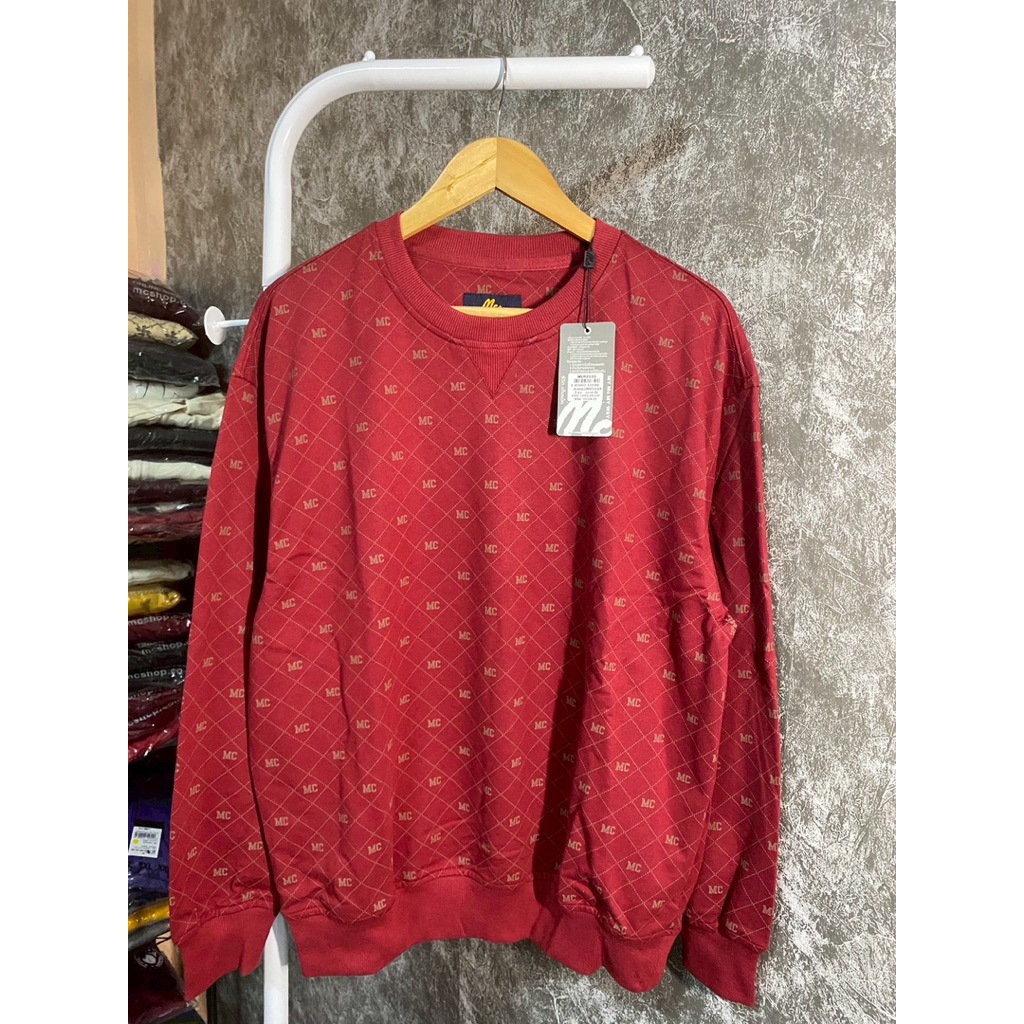 MC สเวตเตอร์ โมโนแกรม (สีแดง)