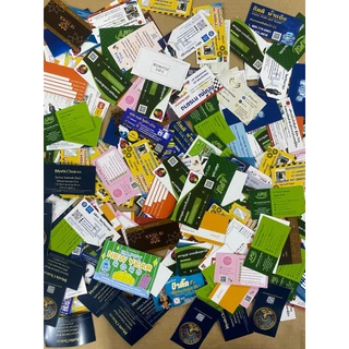 **1กล่อง100ใบ** ถูกมาก!! รับผลิต นามบัตร แบบเร่งด่วน ขนาด9x5cm กระดาษอาร์ตการ์ด 260แกรม พิมพ์4สี