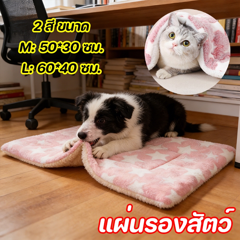 พร้อมส่ง พรมนอนสัตว์เลี้ยง เบาะนอนสำหรับสัตว์เลี้ยง เบาะรองนั่ง ที่นอนสัตว์เลี้ยง ขนนุ่ม ที่นอนสุนัข ที่นอนแมว