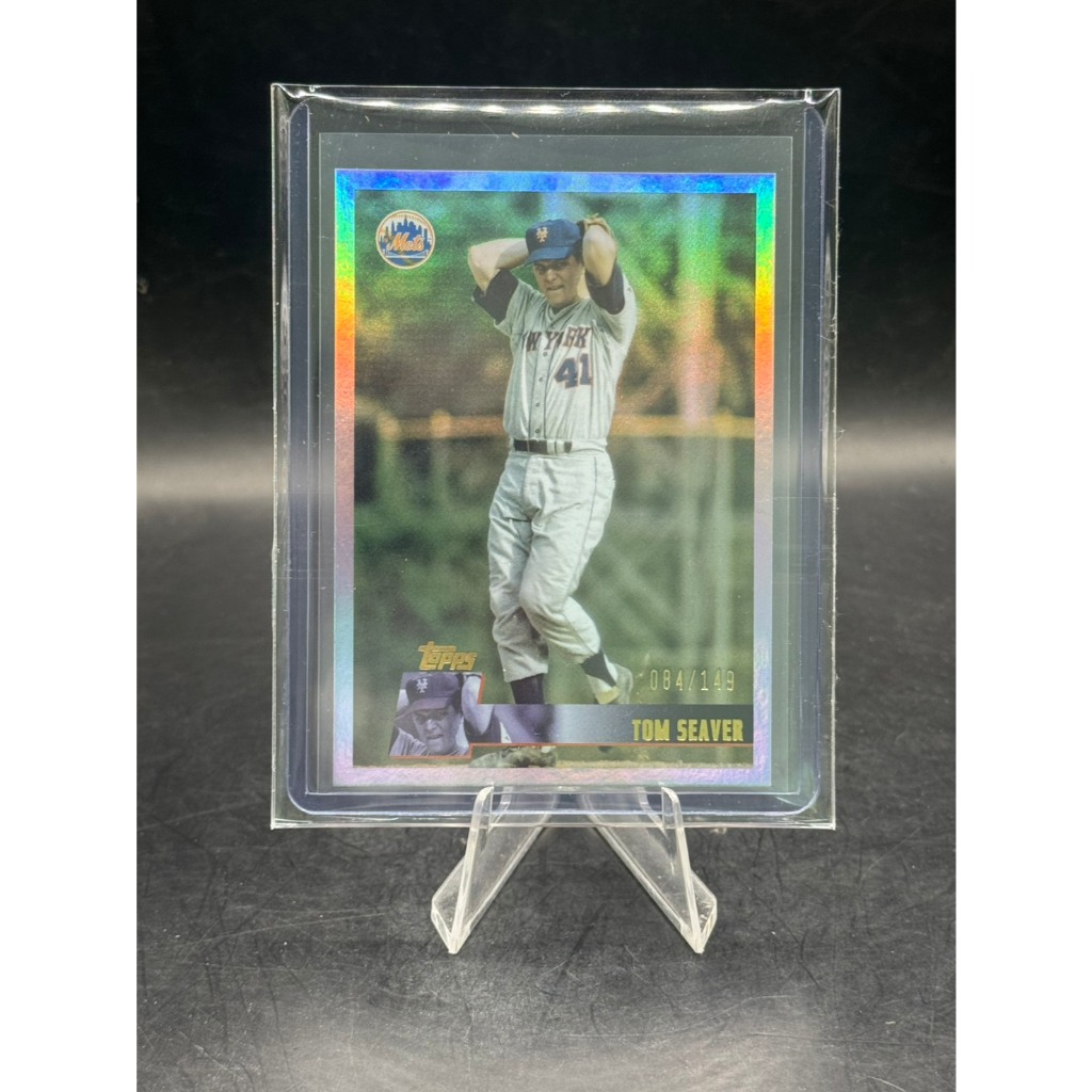 2025 Topps Archives Tom Seaver #148 Rainbow Foilboard /149 Mets HOF