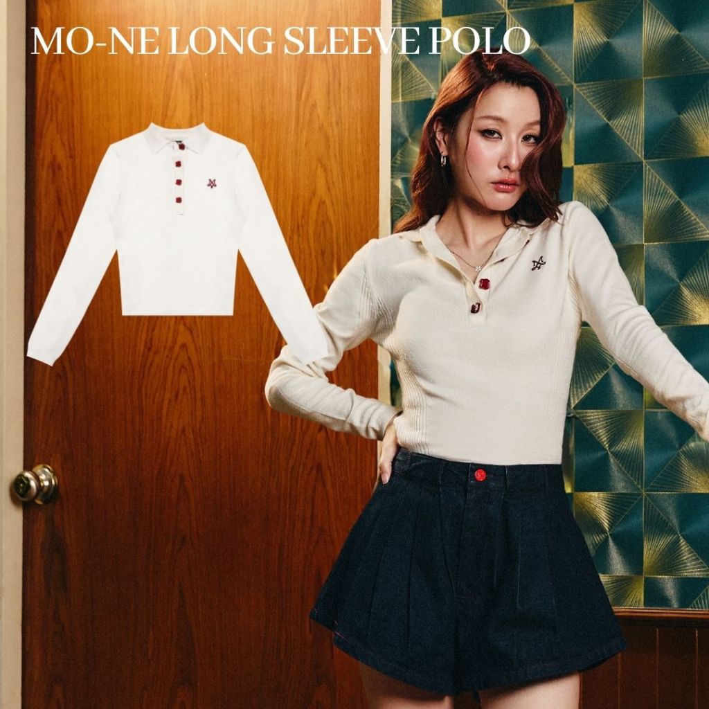 Merge Official - Mo-Ne Long Sleeve Polo (พร้อมส่ง)
