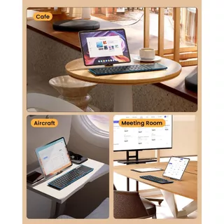 ProtoArc XK01 TP คีย์บอร์ดบลูทูธพับได้ ระดับพรีเมียม 3 ช่อง พร้อมทัชแพด Full Size ชาร์จได้ รับประกัน 2 ปี