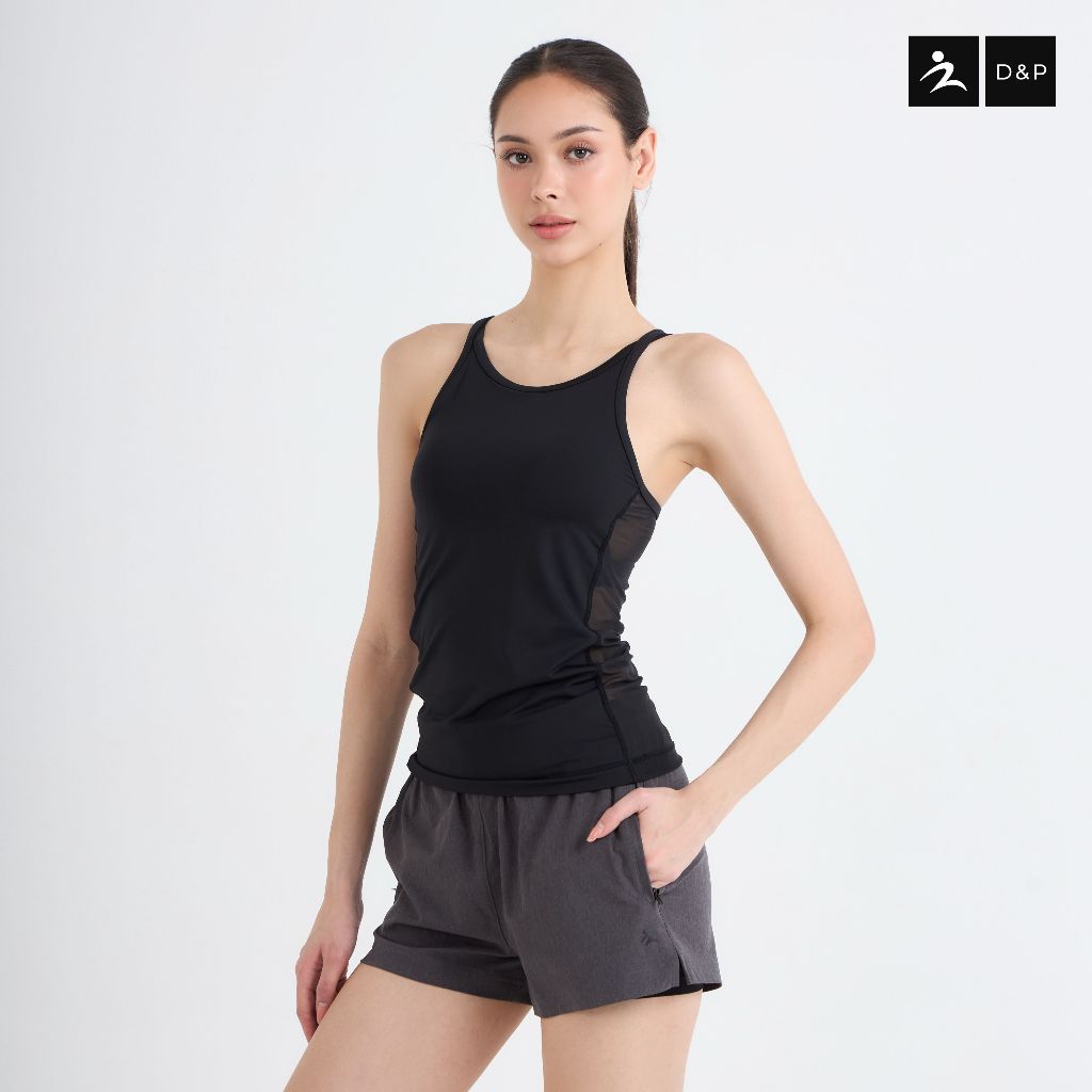D&P Sport Tank | Teenage Dream | D-7594 เสื้อกล้าม ออกกำลังกาย ระบายอากาศได้ดี มีฟองน้ำถอดซักได้