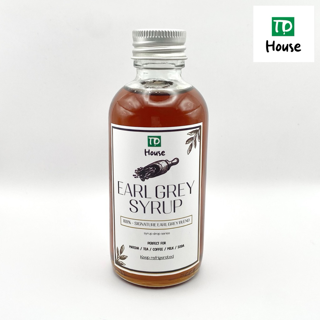 ☕️ Earl Grey Syrup Homemade Blend ใหม่ 🎉 ไซรัปเอิร์ลเกรย์เบลนด์พิเศษ หอมชาเอิร์ลเกรย์ | สำหรับชงมัทฉะ กาแฟเครื่องดื่ม