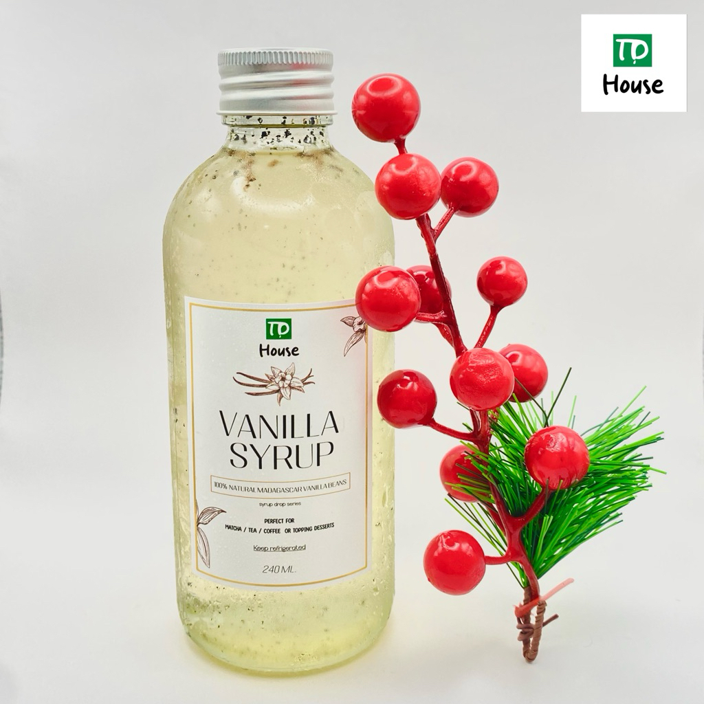 🍵🪵 Vanilla Syrup Homemade ไซรัปวนิลาแท้จากมาดากัสการ์โฮมเมด หอมวนิลาแท้ อร่อยขึ้น💯 | ชงมัทฉะ ชงกาแฟ สีใส เต็มฝัก