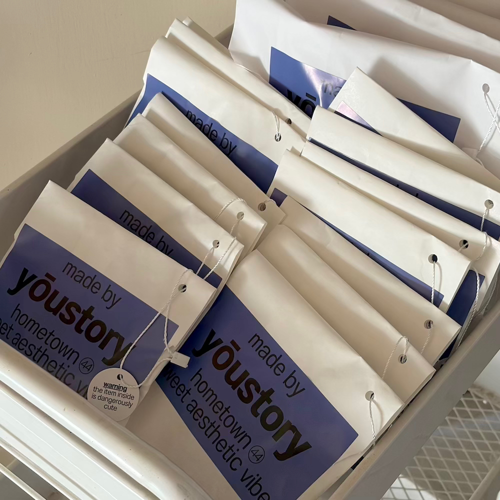 โยวสตอรี - GOOD MOOD (5 แบบ) - ยางรัดผมพร้อมส่ง ยางมัดผมพร้อมส่ง ยางมัดผม ยางมัดผมซาติน ยางรัดผม - รูปที่ 4