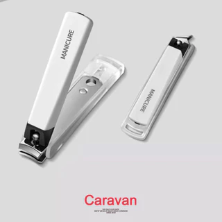 Caravan Crew Nail clippers กรรไกรตัดเล็บ สแตนเลส ด้ามจับถนัดมือ คมกริบ ตัดง่าย กรรไกรตัดแต่งเล็บ