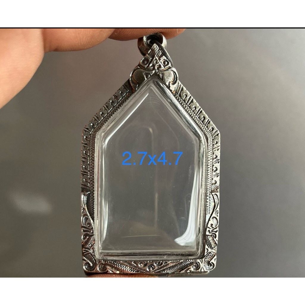 ตลับเงินแต่งเก่าใส่ขุนแผน ขนาดตลับ2.7x4.7cm