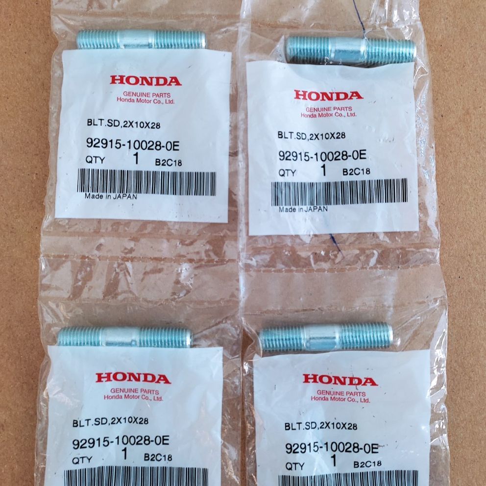 น็อตเสาสเตอร์หลัง SONIC/DASH/LS125 แท้เบิกศูนย์ 92915-10028-0E (ราคา4ตัว)
