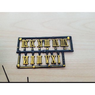 ตัวเลขโรมันนาฬิกา DIY สำหรับทำกรอบรูปนาฬิกา