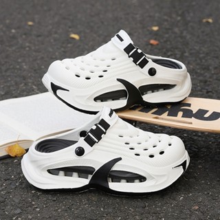 QKshop รองเท้าหัวโตแฟชั่น มีรูระบายอากาศ วัสดุยาง EVA อย่างด…