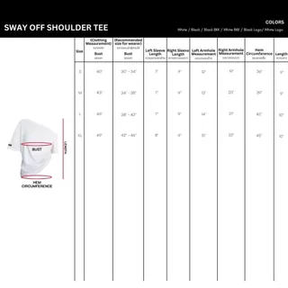 Merge Official - Sway Off Shoulder Tee (พร้อมส่ง)