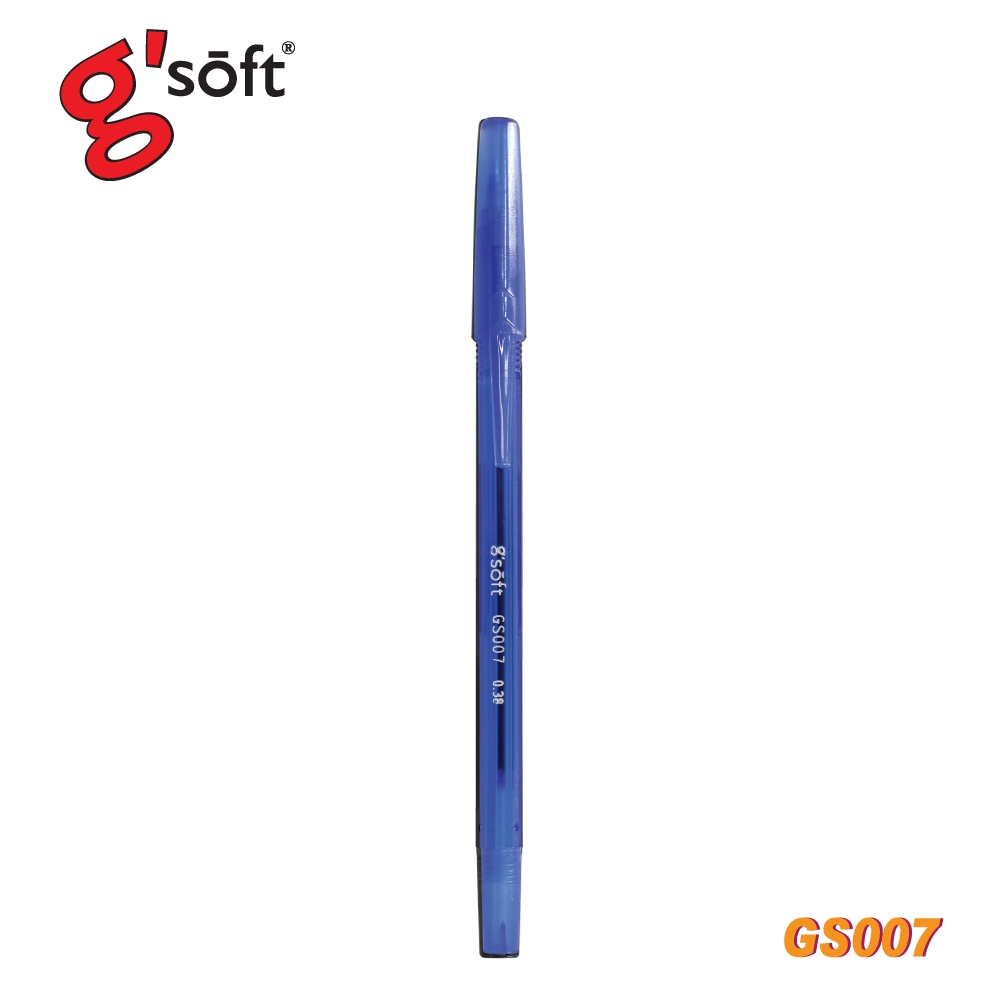 g'soft (จีซอฟท์) ปากกาลูกลื่นเจล g'soft GS007 0.38 รหัส GS007