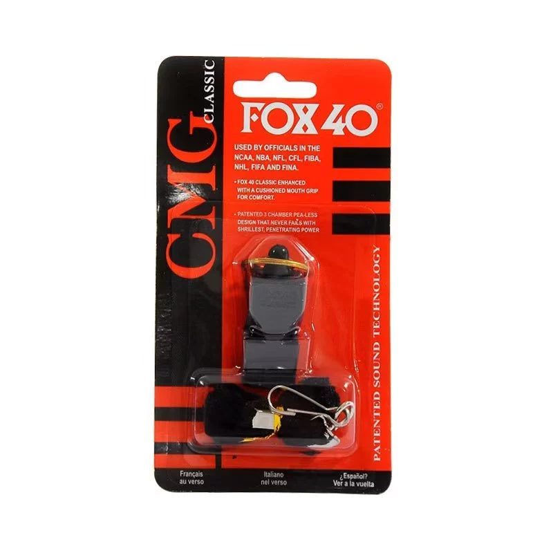นกหวีด FOX 40 พร้อมเชือกคล้องคอ สำหรับกีฬาและเหตุฉุกเฉิน thumbnail 10